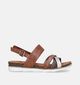 Marco Tozzi Cognac Sandalen Met Sleehak voor dames (338354)