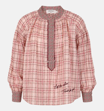 Orfeo Blouses Roze/Bordeaux