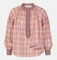 Orfeo Abby Roze Geruite Blouse voor dames (381648)
