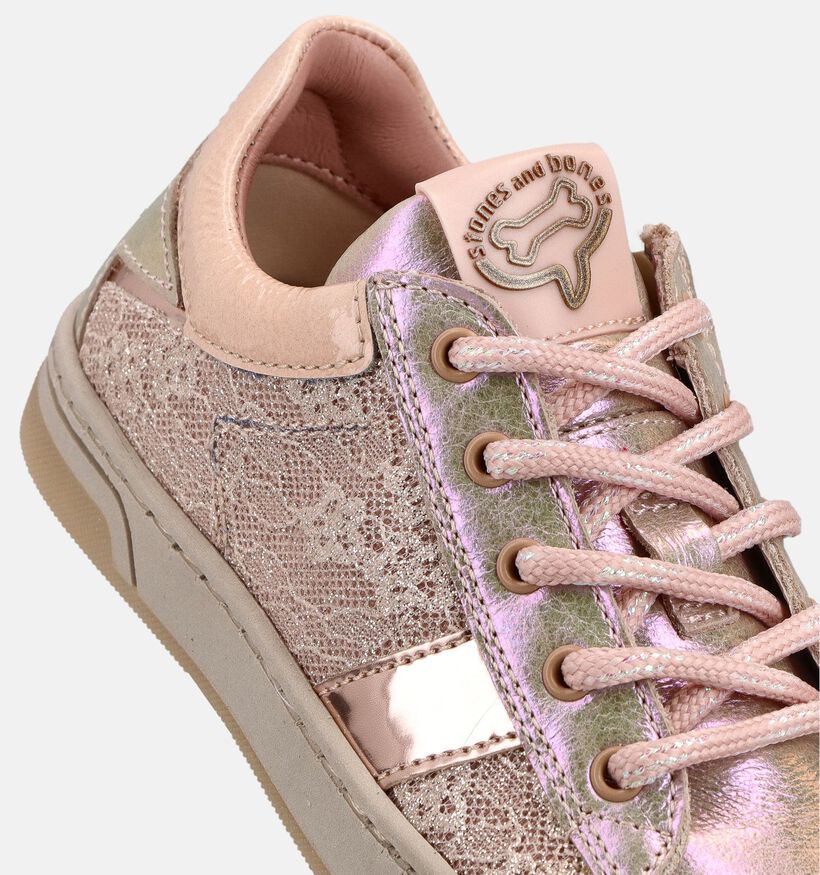 STONES and BONES Dally Lace Baskets en Rose pour filles (373756) - pour semelles orthop&eacute;diques