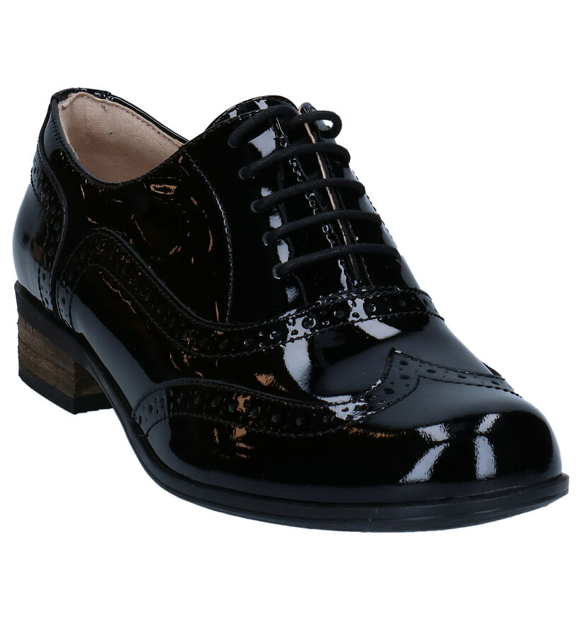 Clarks Hamble Oak Zwarte Veterschoenen in leer (280223)
