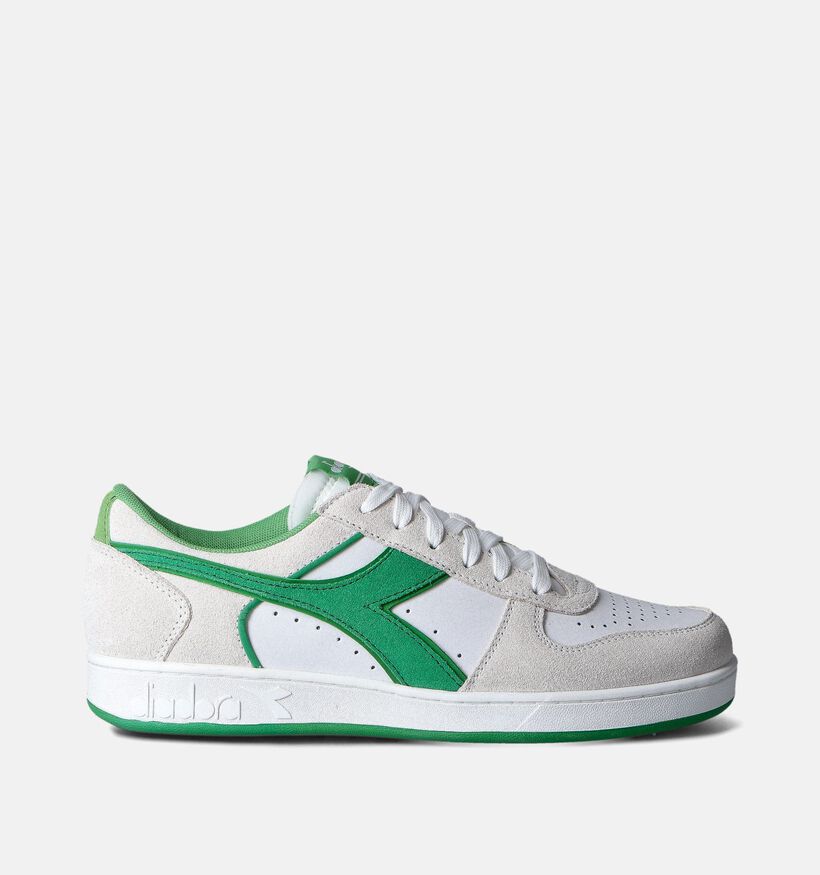 Diadora Game Low Suede Baskets en Blanc pour hommes (350813)