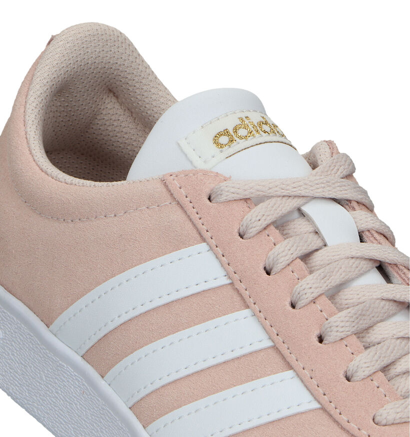 adidas Vl Court 2.0 Baskets en Rose pour femmes (318833)