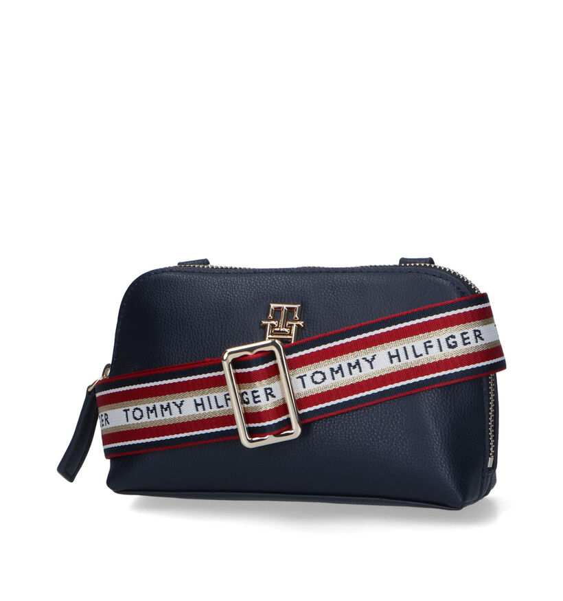 Tommy Hilfiger Life Sac porté croisé en Bleu en simili cuir (326210)