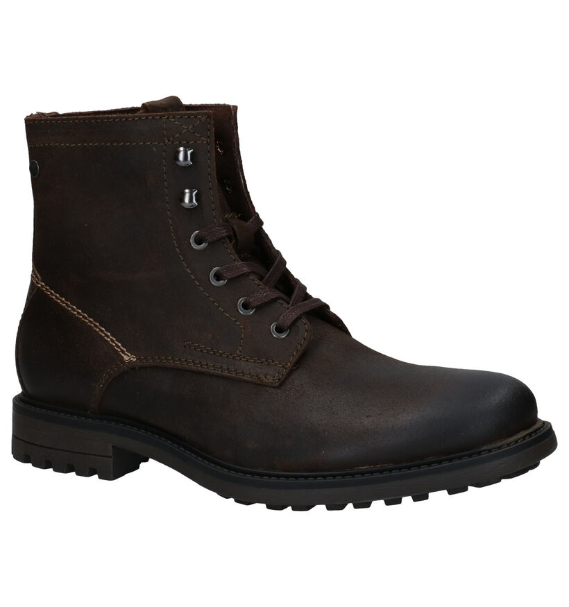Jack & Jones Ballard Bruine Boots in nubuck (278343)