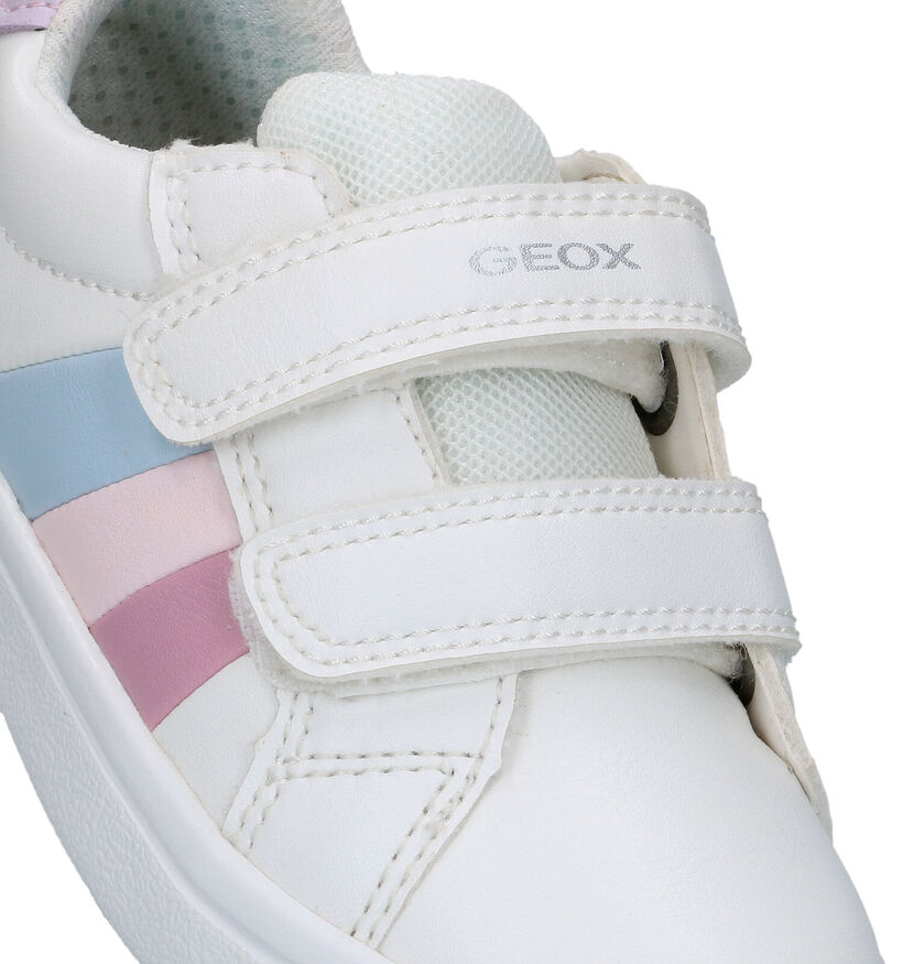 Geox Djrock Witte Sneakers voor meisjes (320648) - geschikt voor steunzolen