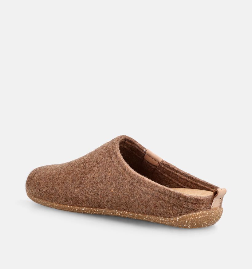 Rohde Bruine Pantoffels voor dames (380034) - geschikt voor steunzolen
