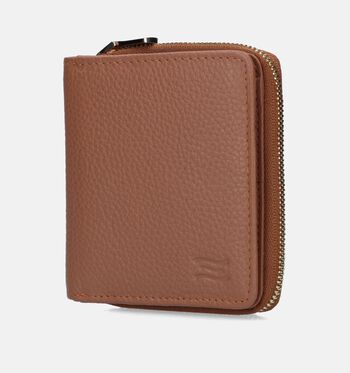 Crinkles Portemonnees Zwart/Oranje/Cognac/Bruin/Rood/Groen