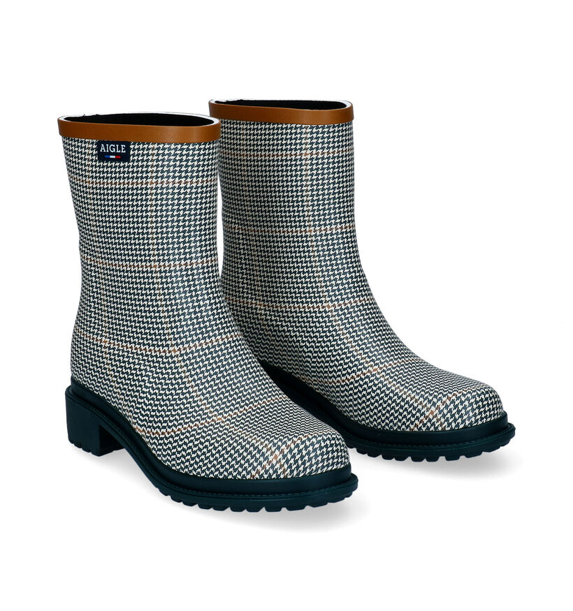 Aigle Fulfeel Mid Bottes de pluie en Vert en caoutchouc (294468)