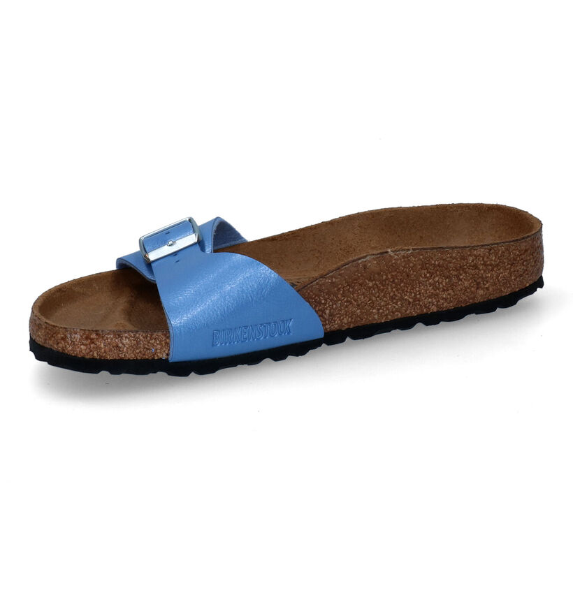 Birkenstock Madrid Birko-Flor Witte Slippers voor dames (338044)
