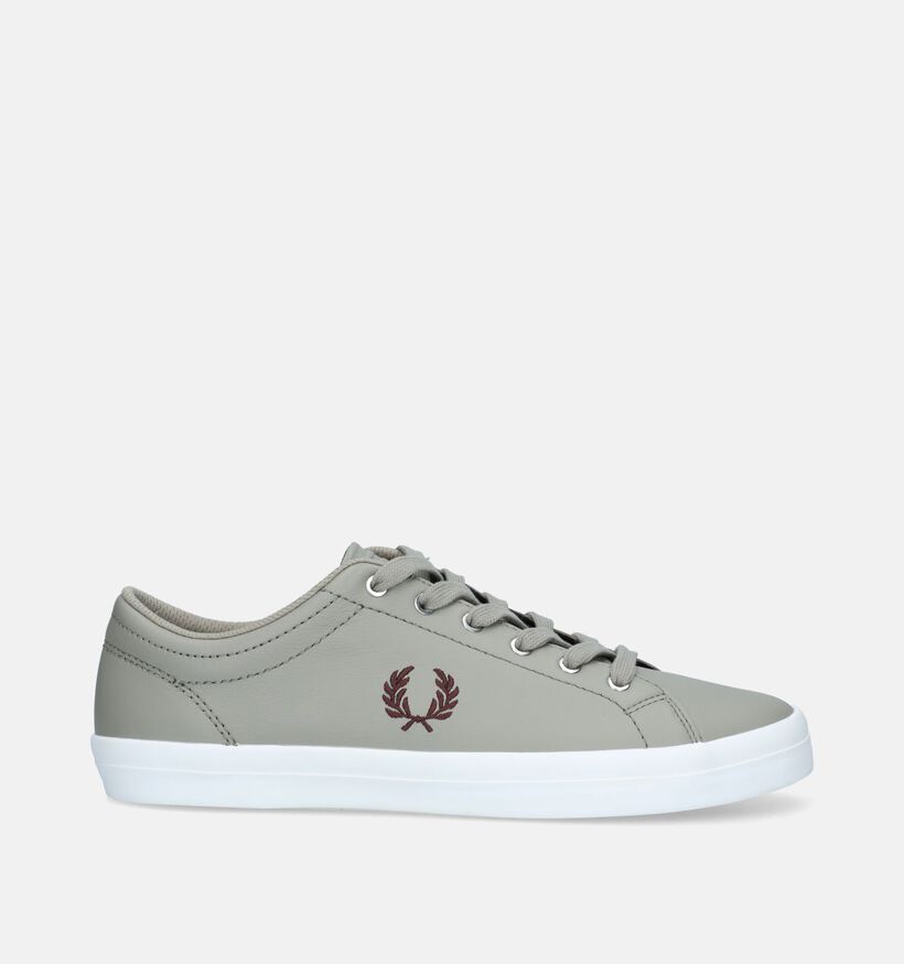 Fred Perry Baseline Chaussures à lacets en Vert pour hommes (336288)