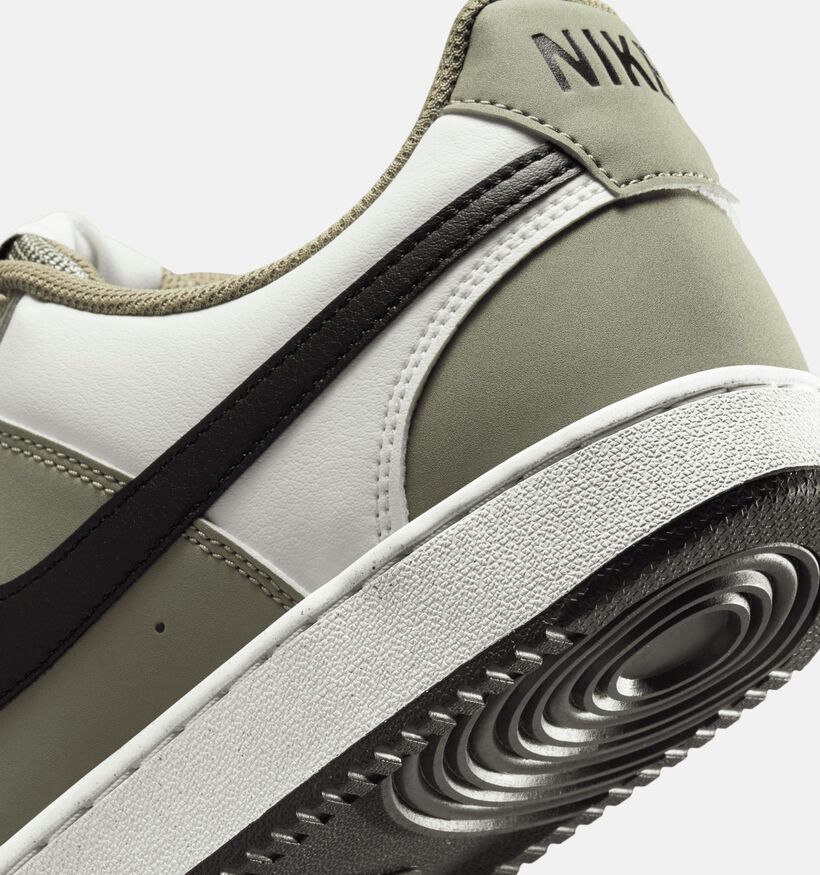 Nike Court Vision Low Next Nature Witte/Groene Sneakers voor heren (369286)