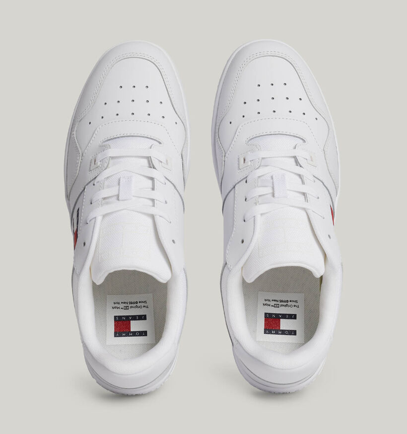 Tommy Hilfiger TJM Runner Chaussures a lacets en Blanc pour hommes (349714) - pour semelles orthopédiques