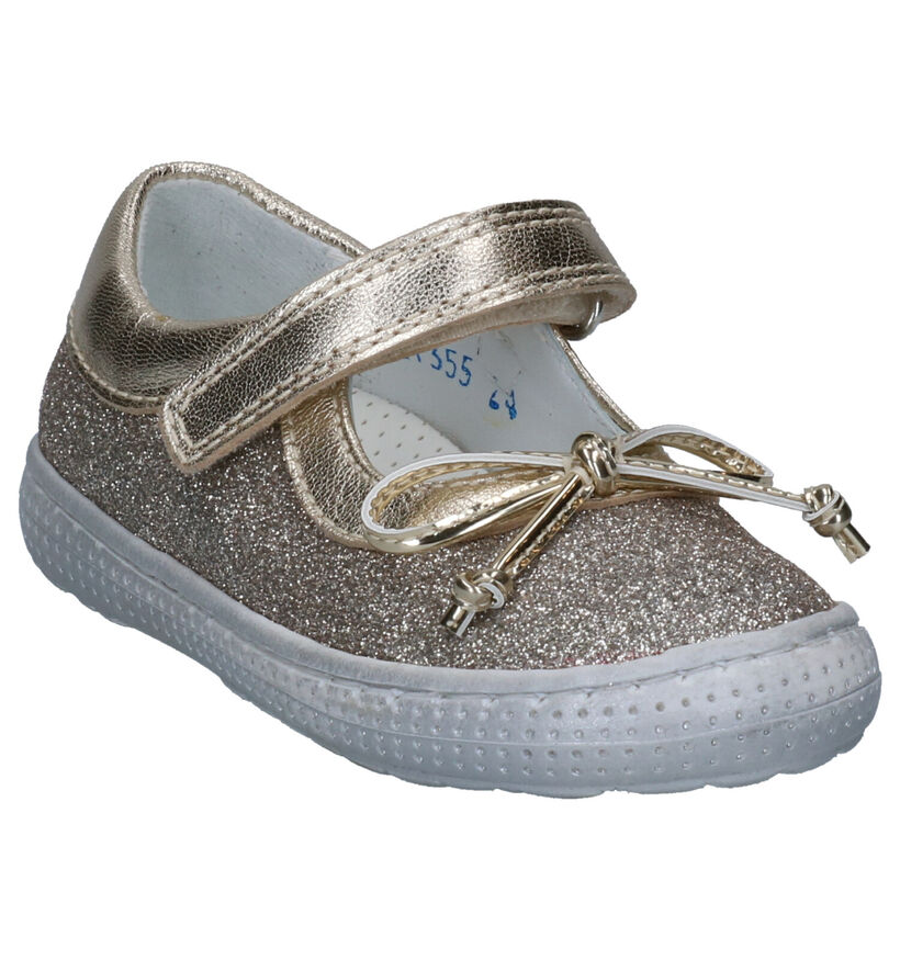 Beberlis Ballerines en Or en textile (271442)