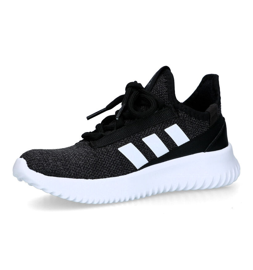 adidas Kaptir 2.0 Zwarte sneakers voor jongens, meisjes (324139)