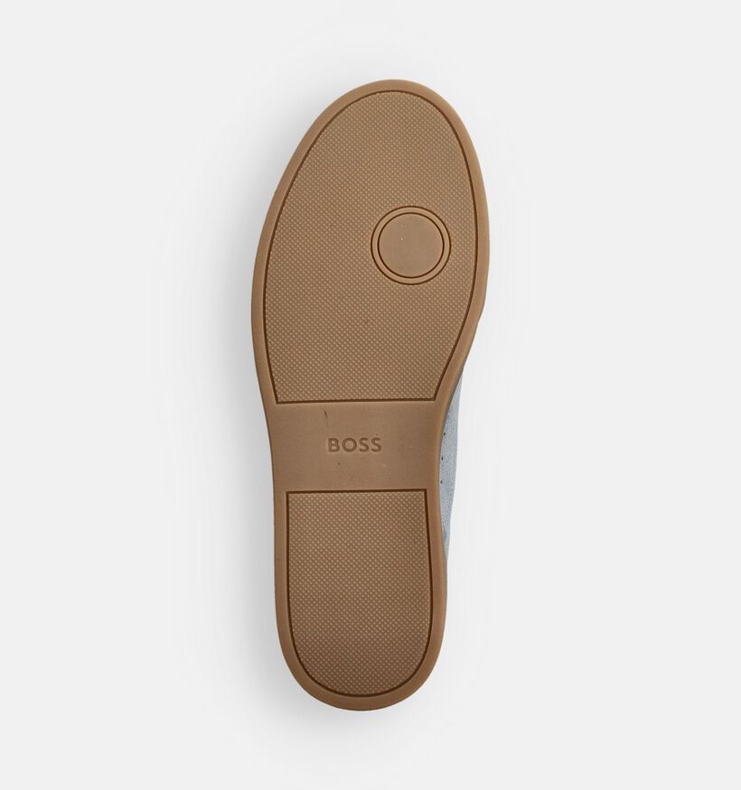 BOSS Kieran Grijze Veterschoenen voor heren (359087) - geschikt voor steunzolen