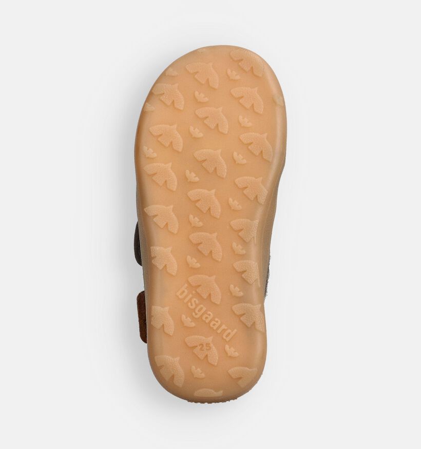 Bisgaard Pantoufles en Marron pour garçons (372373) - pour semelles orthopédiques