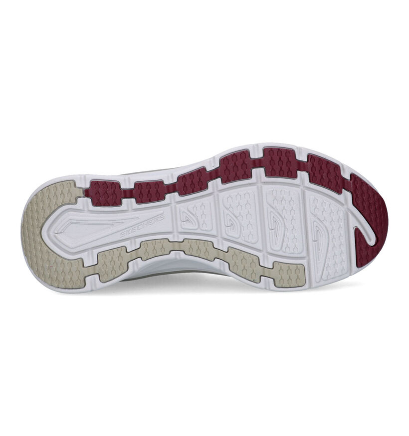 Skechers D'Lux Walker Relaxed Fit Taupe Slip-on sneakers in stof (322960)