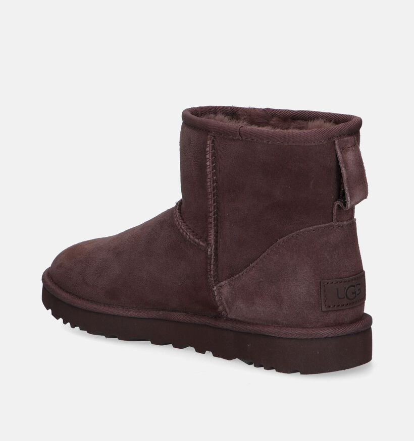 UGG Classic Mini Bottes en Marron pour femmes (336088)