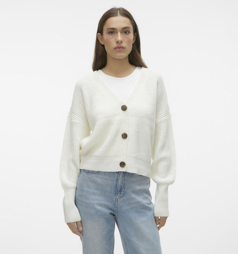 Vero Moda Lea Beige Cardigan met knopen voor dames (352216)