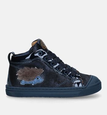 Hoge schoenen blauw