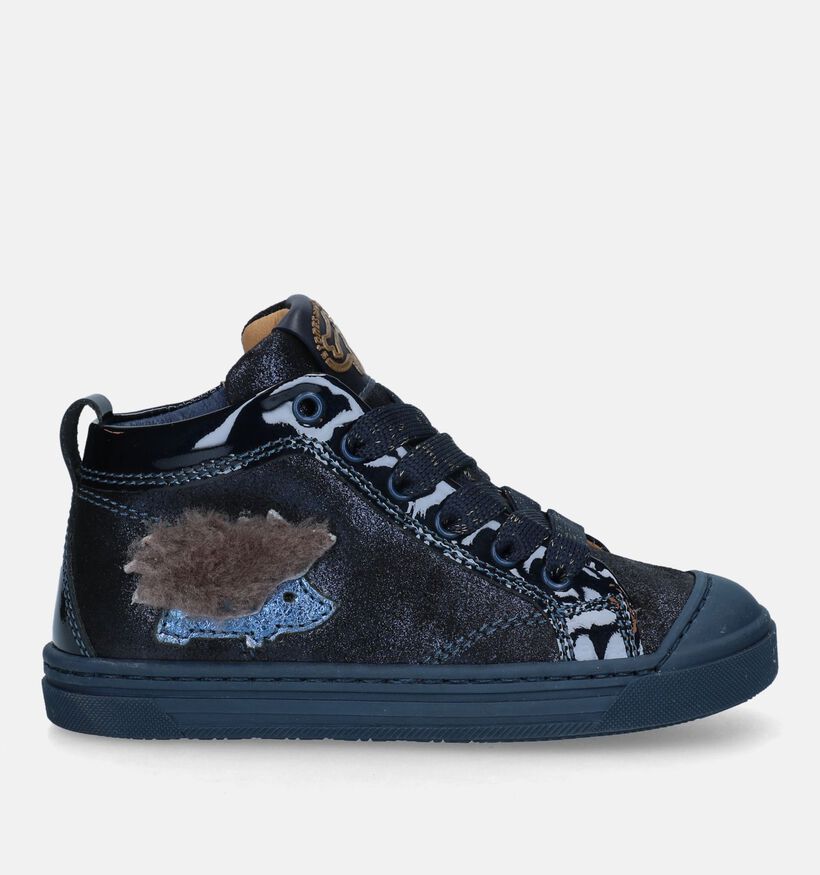 STONES and BONES Genag Chaussures hautes en Bleu pour filles (329454) - pour semelles orthopédiques