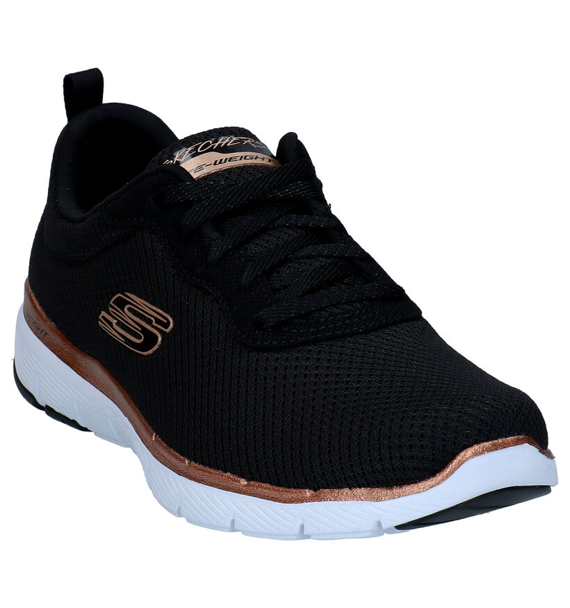 Skechers Flex Appeal 3.0 Baskets en Noir en textile (301476)