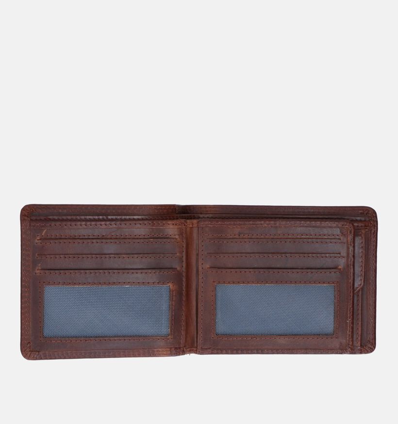 Maverick Bruine Portefeuille voor heren (358809)