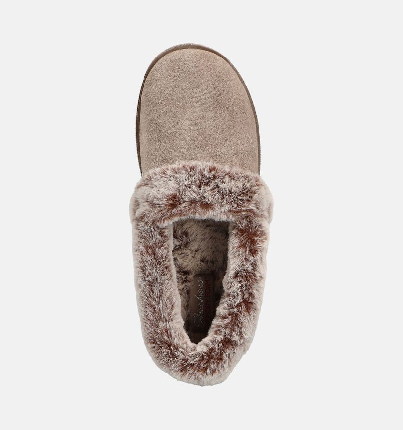 Skechers Cozy Campfire Team Toasty Pantoufles en Taupe pour femmes (362139)