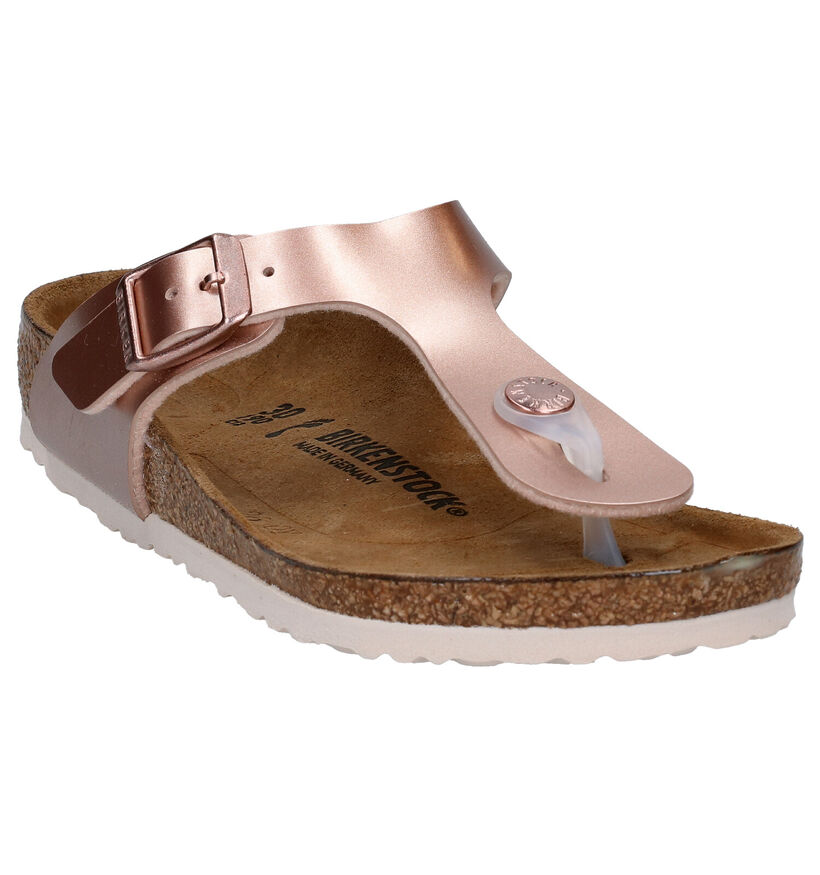 Birkenstock Gizeh BS Tongs en Blanc pour filles (338081)