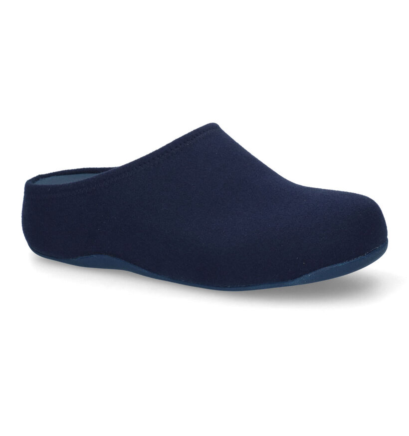 FitFlop Shuv Felt Grijze Pantoffels voor dames (313553)