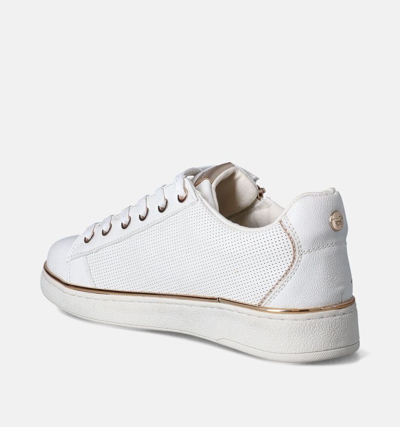 Mustang Chaussures à lacets en Blanc pour femmes (351253) - pour semelles orthopédiques