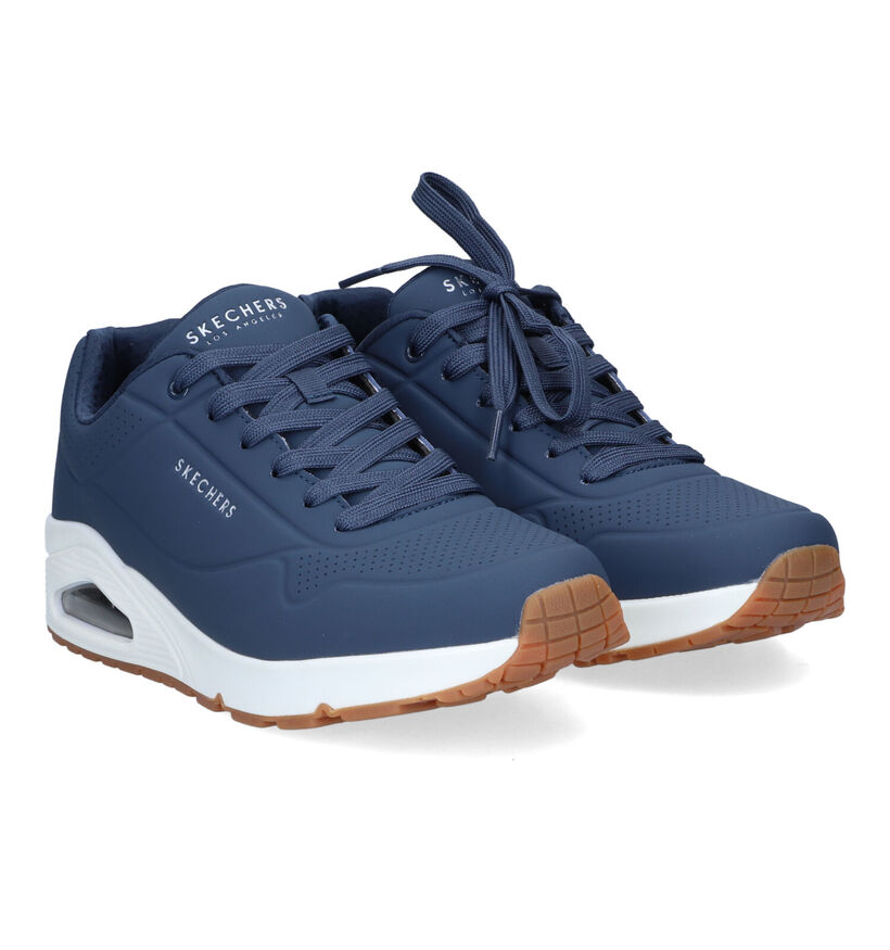 Skechers Uno Stand On Air Zwarte Sneakers voor heren (334160)