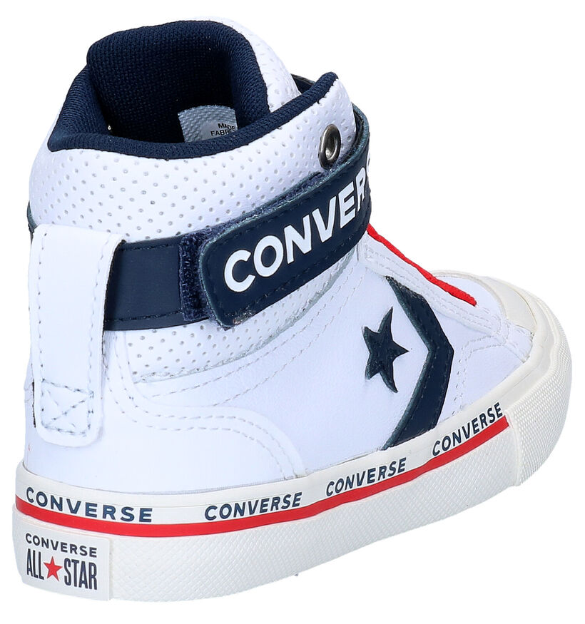 Converse Pro Blaze Strap HI Zwarte Sneakers voor jongens (293598) - geschikt voor steunzolen