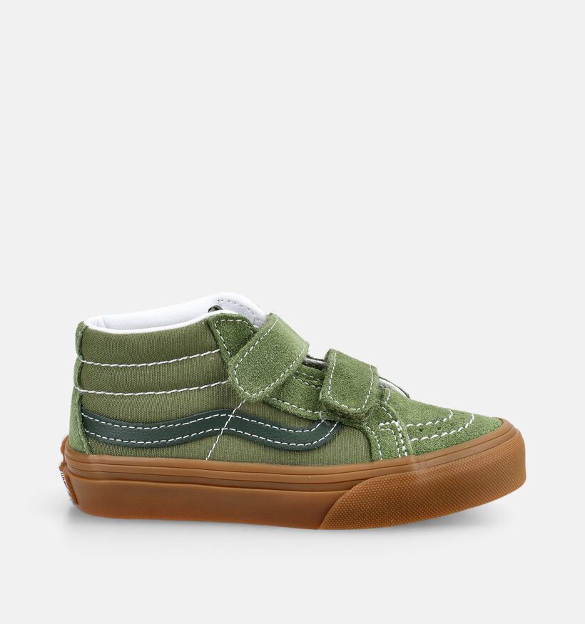 Vans SK8 Mid Reissue Mid Groene Sneakers voor jongens, meisjes (376417)