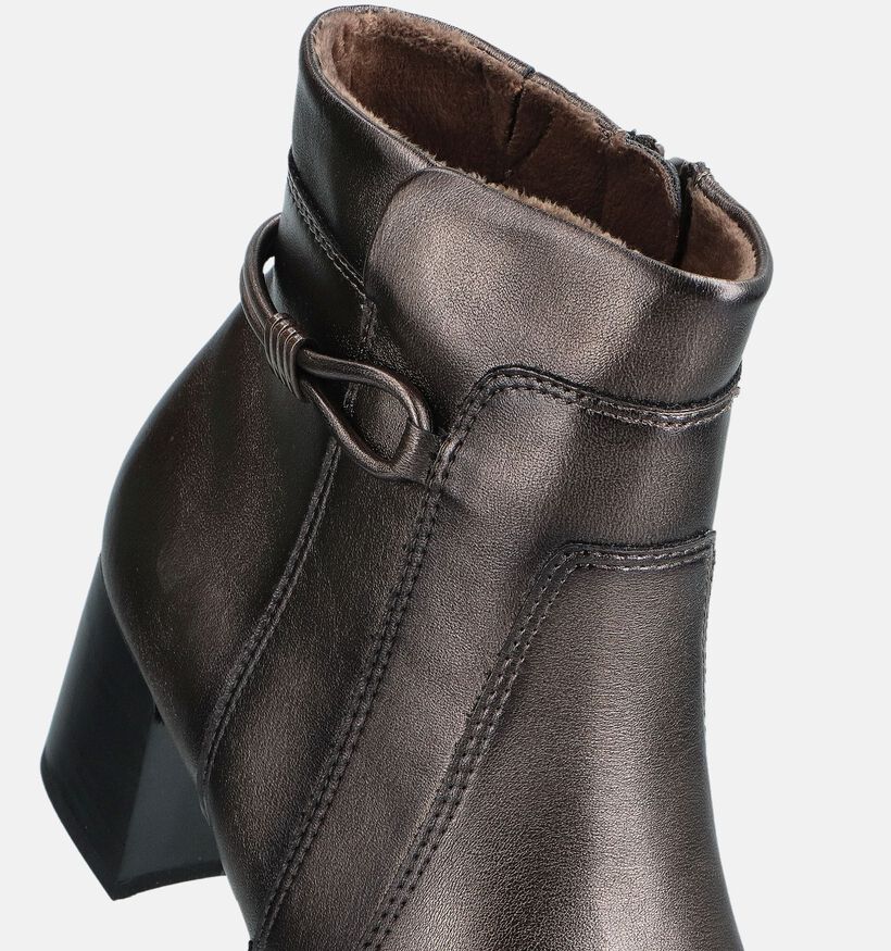Jana Bottines à talons en Marron pour femmes (362903) - pour semelles orthopédiques
