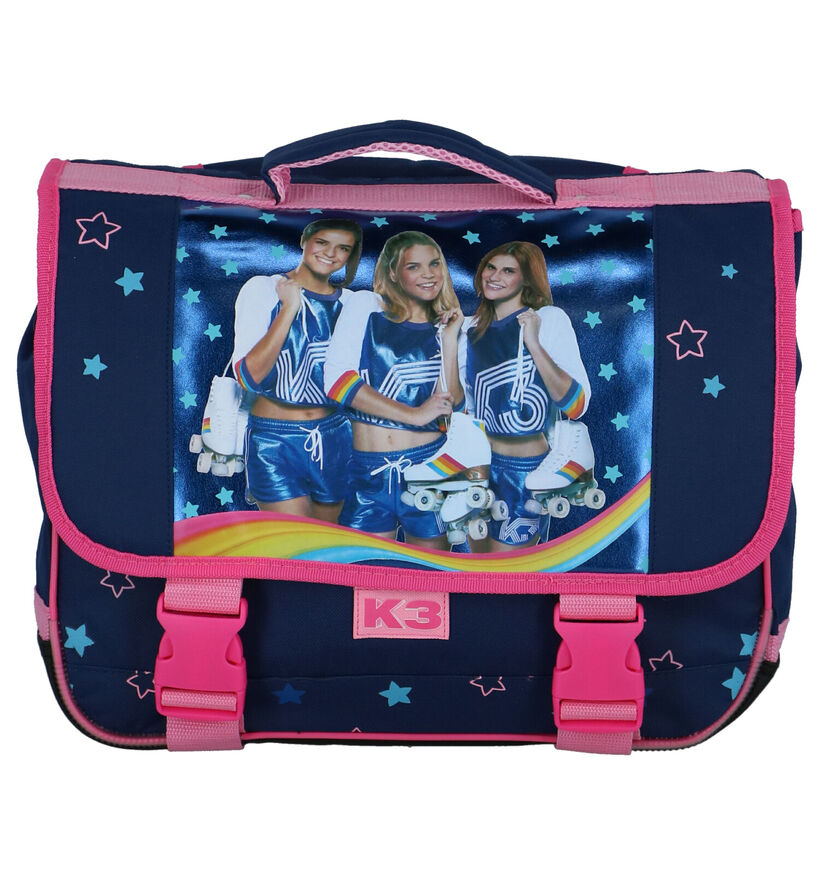 K3 Cartables en Bleu foncé en textile (260734)