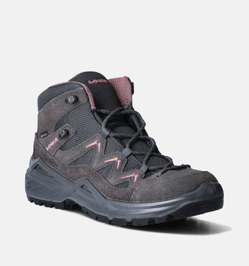 LOWA Sirkos EVO GTX Mid Chaussures outdoor en Gris pour femmes (355803) - pour semelles orthopédiques