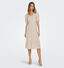JDY Cathinka Ecru Midi Jurk (334346)