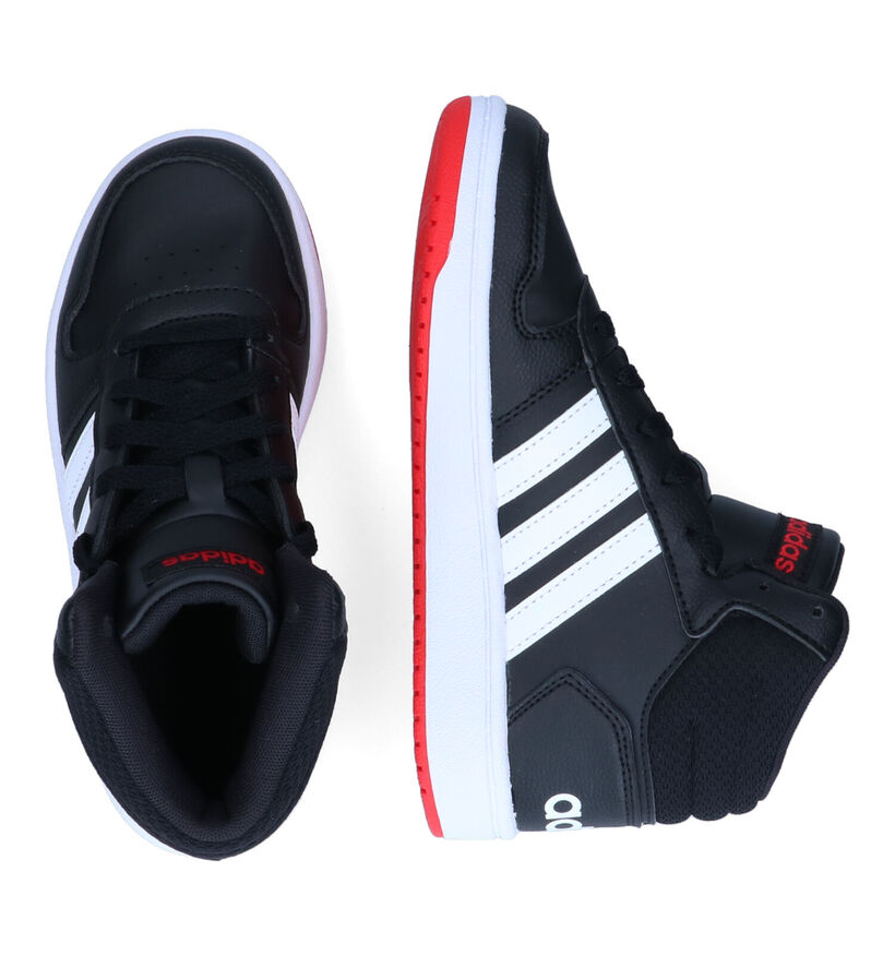 adidas Hoops Baskets en Noir pour garçons (299867)