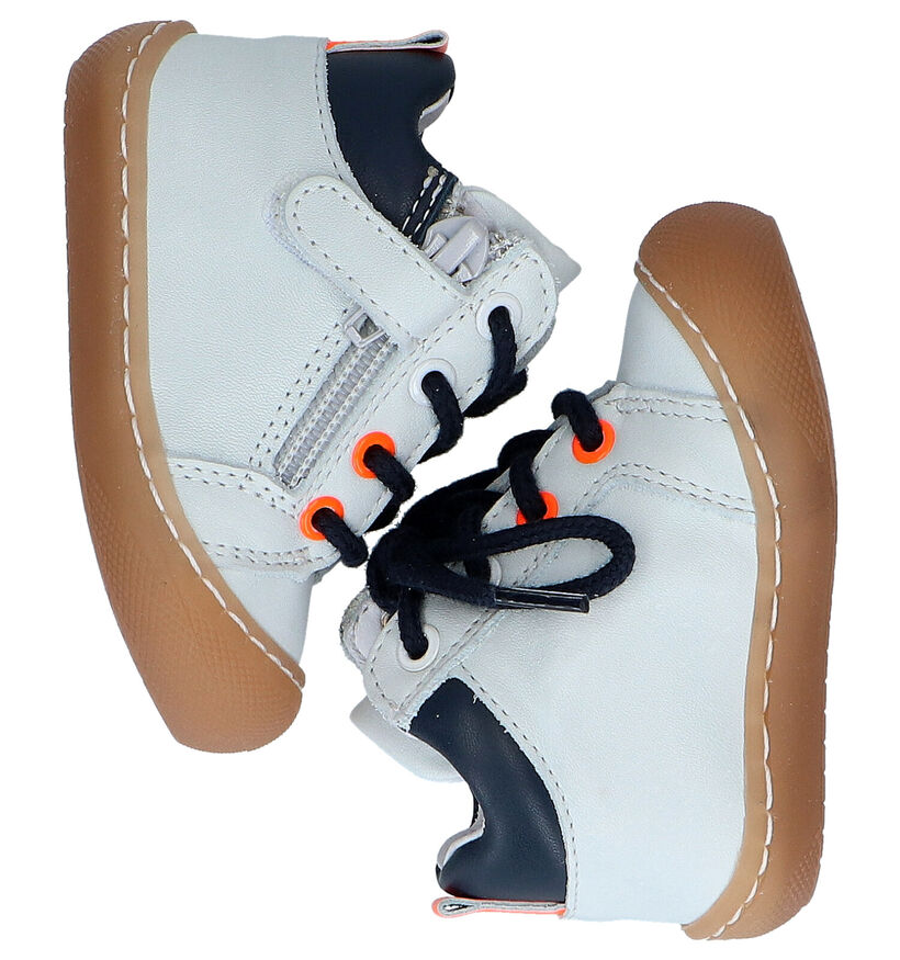 Bellamy Steve Grijze Babyschoentjes in leer (292074)