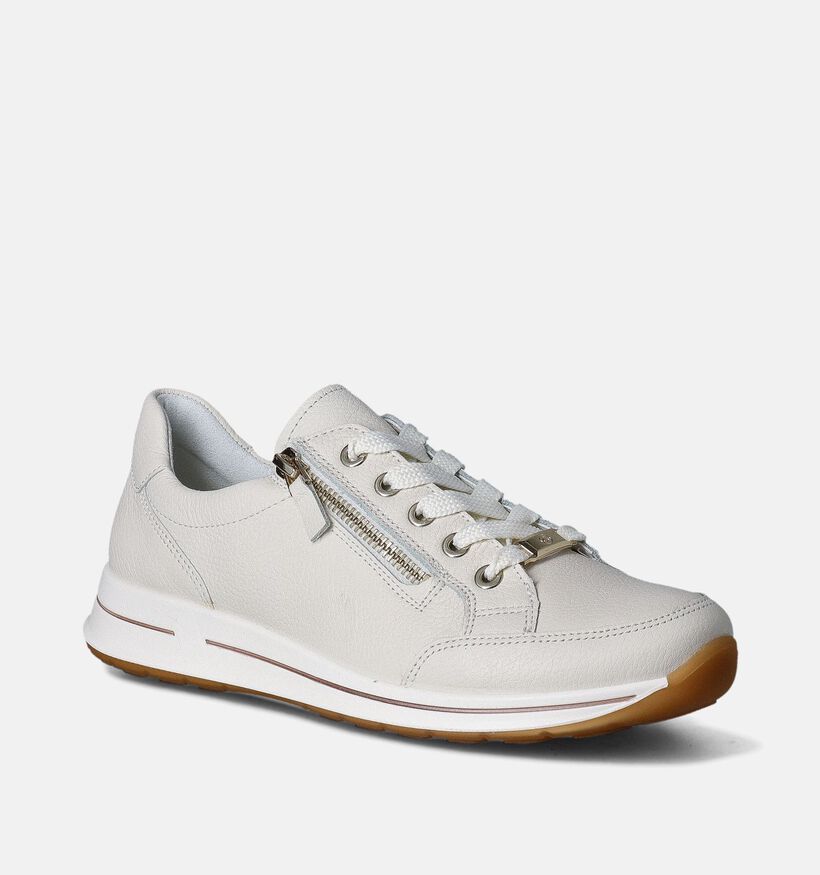 Ara Osaka 2.0 Baskets en Blanc pour femmes (355199) - pour semelles orthopédiques
