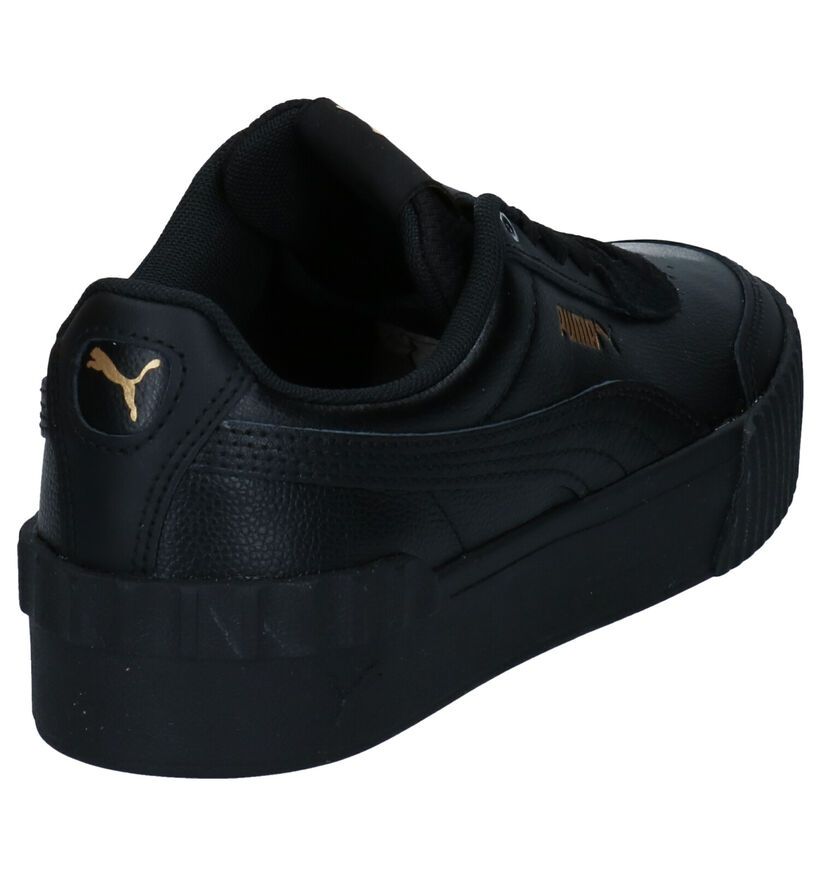 Puma Carina Zwarte Sneakers in kunstleer (276778)