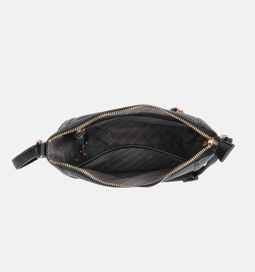 L.Credi Sapphira Sac port&eacute; crois&eacute; en Noir pour femmes (379579)