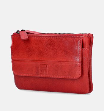 Label M Portemonnees Cognac/Rood