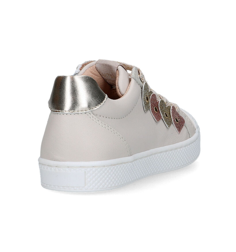 Lunella Ecru Sneakers voor meisjes (320175)