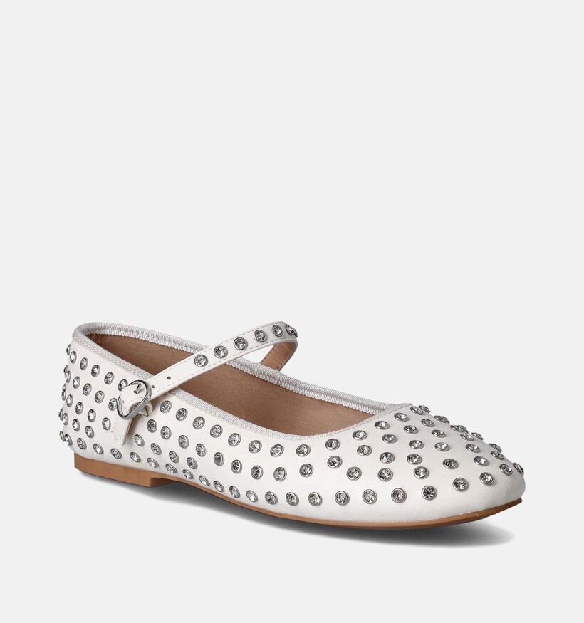 Steve Madden Vinetta Ballerina's Wit voor dames (357619)