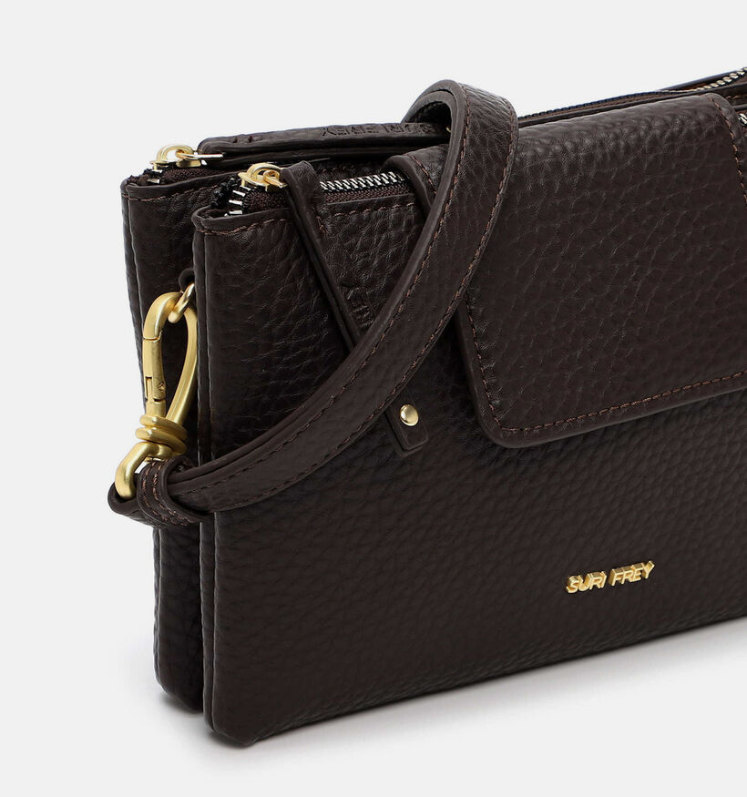 Suri Frey Sac port&eacute; crois&eacute; en Brun fonc&eacute; pour femmes (379137)