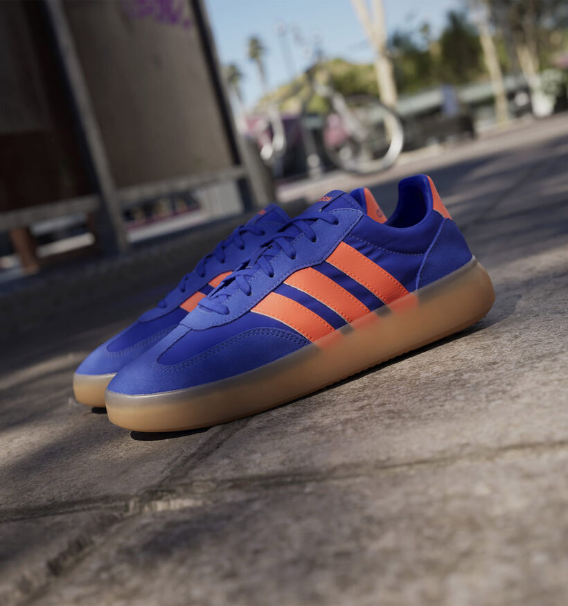 adidas Barreda Decode Blauwe/Oranje Sneakers voor heren (359483) - geschikt voor steunzolen