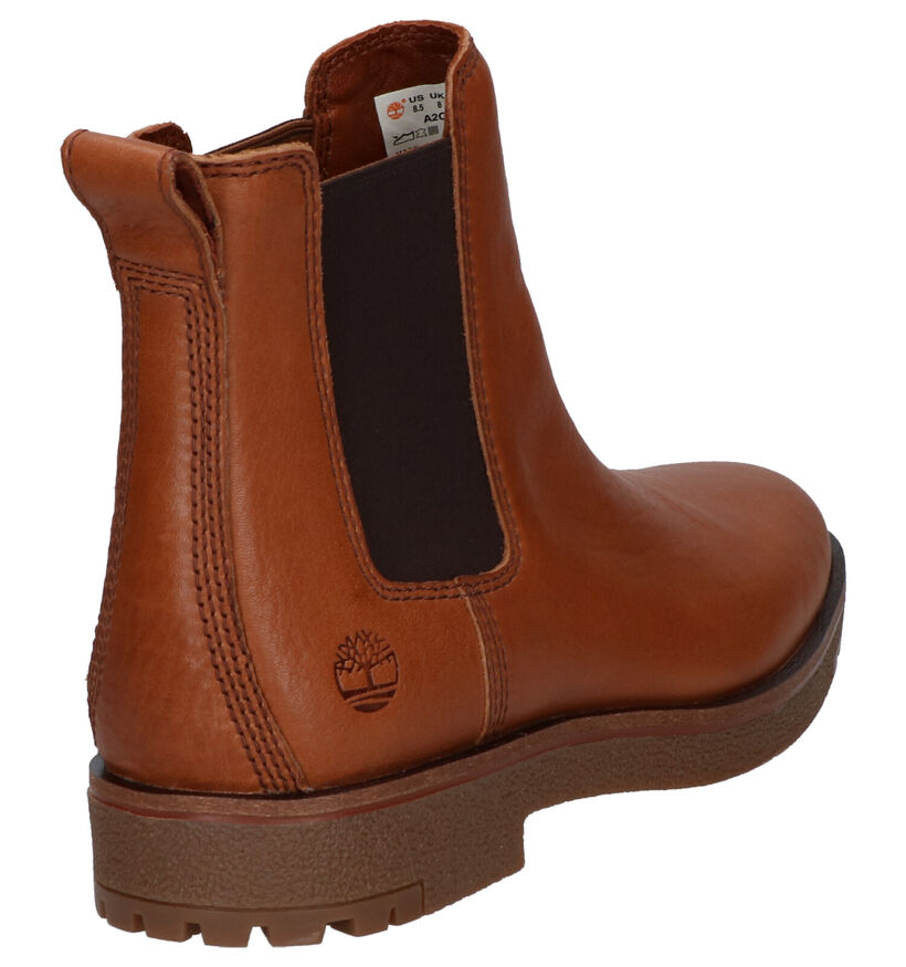 Timberland Folk Gentleman Cognac Boots in leer (255367)